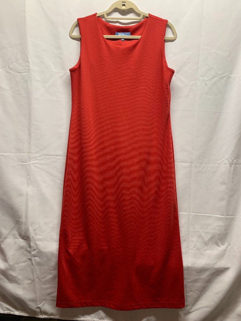 Koret Maxi Sheath Dress Women's Medium Vacation Coral (KH127)